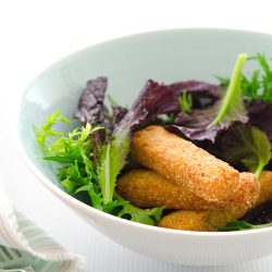 Comté Cheese Sticks & Mix Greens