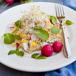 Couscous Salad with Roquefort