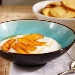 Caramelized Peach & Yogurt