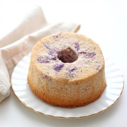 Purple Sweet Potato Chiffon Cake