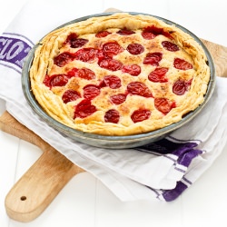 Plum and Frangipane Tart