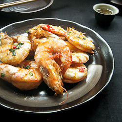 Chinese Salt Pepper Prawns