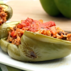 Lentil Stuffed Peppers