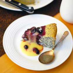 Poppy Seed Ricotta Cake