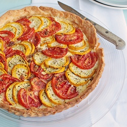 Tomato and Courgette Tart