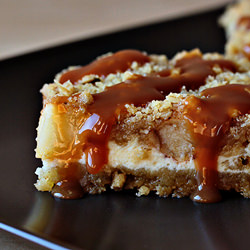 Caramel Apple Cheesecake Cookie Bar