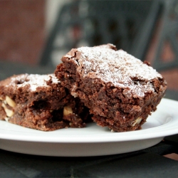 Nutty Peanut Caramel Brownies