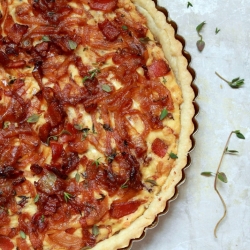 Bacon and Caramelized Onion Tart