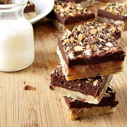 Mascarpone Chocolate Toffee Bars