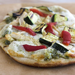 Grilled Pesto Pizza