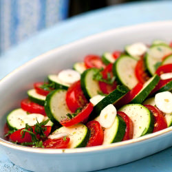 Baked Tomatoes & Zucchini