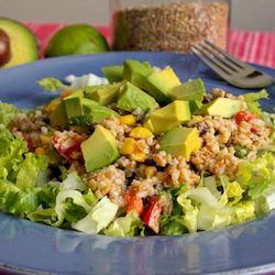 Cilantro Lime Bulgar Taco Salad