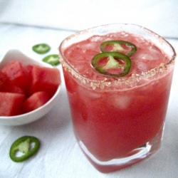 Watermelon Jalapeno Margaritas