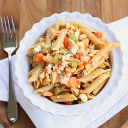 Buffalo Chicken Pasta Salad