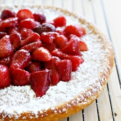 Strawberry Ricotta Cheesecake