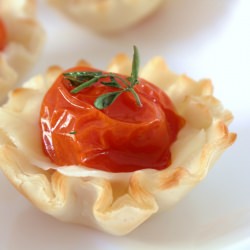 Tomatoes in Phyllo Cups