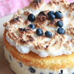 Cream Cheese and Blueberry Cake