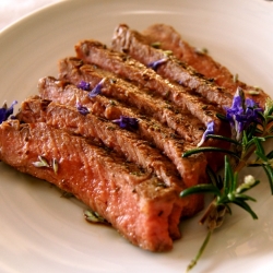 Lavender Rosemary Grilled Steak