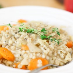 Sweet Potato and Pearl Barley Stew