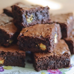 Triple Chocolate Brownies