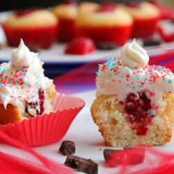 Raspberry Chocolate Cupcakes