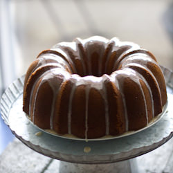 Date Bundt Cake with Clove Glaze