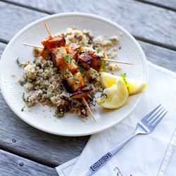 Grilled Piri Piri Pumpkin & Halloumi