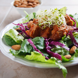 Thai Salad with Barbecued Tofu