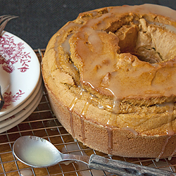 Glazed Pumpkin Pound Cake