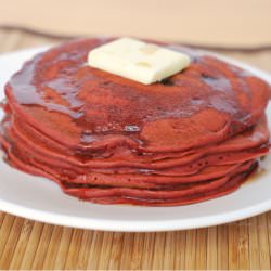 Red Velvet Pancakes