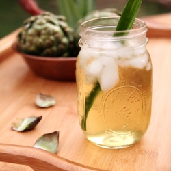 Artichoke & Pandan Iced Tea