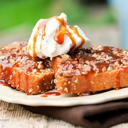 Butter Pecan French Toast with Bacon