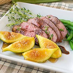 Four Spices Duck Breasts with Figs