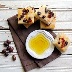 Tomato and Olive Focaccia