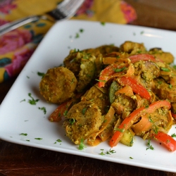 Curried Chickpea Gnocchi