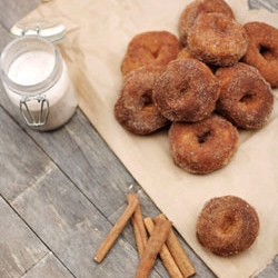 Pumpkin Maple Doughnuts