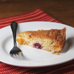 Blackberry Peach Cake