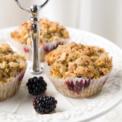 Blackberry-Hazelnut Muffins