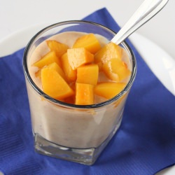 Peach Banana Tofu Pudding!