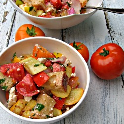 Grilled Italian Bread Salad