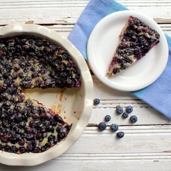 Blueberry Lemon Clafouti