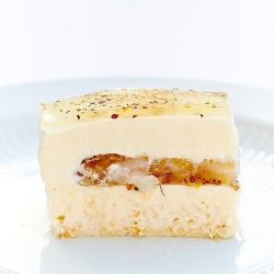 Lychee & White Wine Mousse Cake