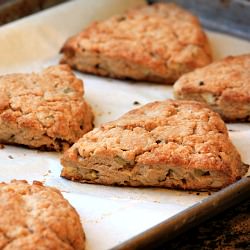 Peanut Butter & Apple Scones