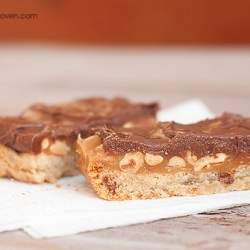 Caramel Peanut Butter Candy Bars