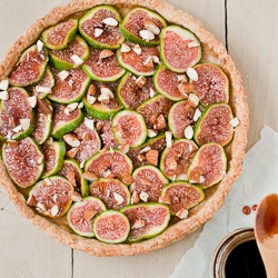 Fresh Calimyrna Figs-Almond Tart