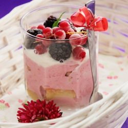 Frozen Dessert with Berries