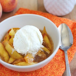 Scalloped Peaches