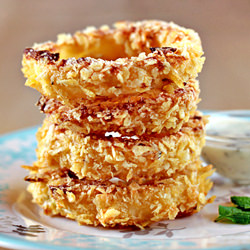 Oven-Fried Onion Rings