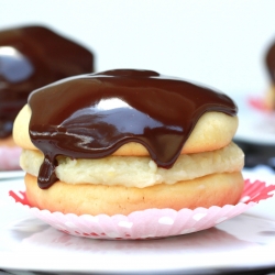 Boston Cream Pie Cookies