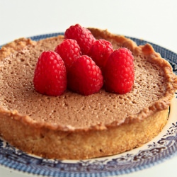 A Simple Raspberry Chocolate Mousse